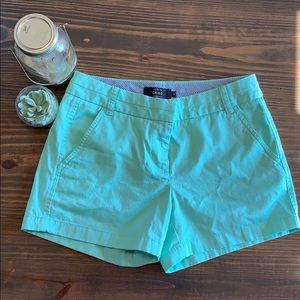 Mint J.Crew Chino Shorts